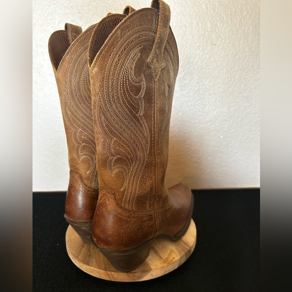 Ariat Lively Womens Size US 9BTan Brown Western Cowboy Cowgirl Boots 10019864 - Picture 4 of 12